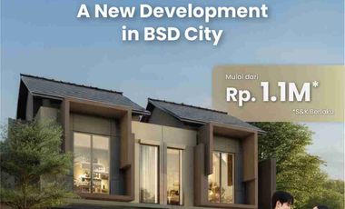 Jual Rumah Baru Vireya BSD Timur ukuran  5x12 KPR menarik