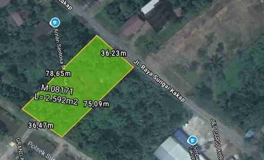 Tanah Pal 8 Sungai Kakap 36x75