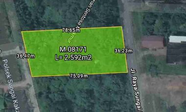 Tanah Pal 8 Sungai Kakap 36x75