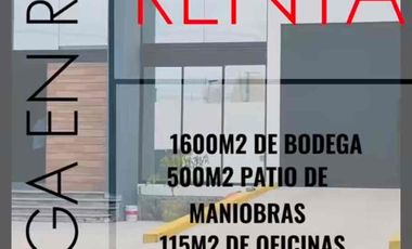 AMPLIA BODEGA EN RENTA CON ÁREA DE OFICINAS‼️