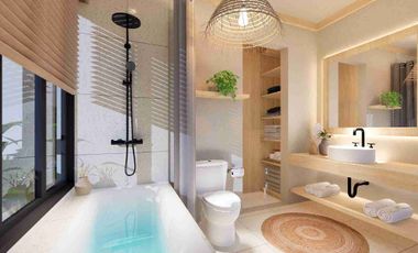 Di Jual vila cantik modern 3 bedroom dengan rooftop ocean view Nusa Dua