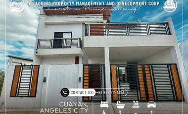 4-Bedroom, 3-Bathroom Unfurnished Brand-New 2-Storey House for Rent – Cuayan, Angeles City, Pampanga