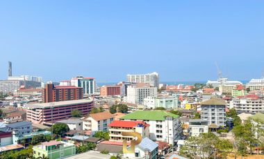 Luxury Condo in South Pattaya City & Partial Sea View – City Garden Tower