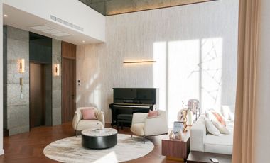 TA8410🏛️Luxury villa 540sqm 4Bedroom 1Maid room🌳Courtyard🏢Elevator BuGaan Krungthep Kreetha Fully furnished near Inter school & Golf club