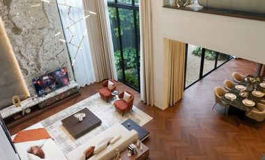 TA8410🏛️Luxury villa 540sqm 4Bedroom 1Maid room🌳Courtyard🏢Elevator BuGaan Krungthep Kreetha Fully furnished near Inter school & Golf club