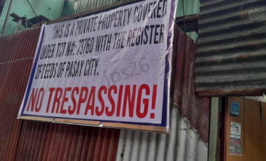 525 m2  lot  beside MRT 3 and LRT 1 stations in Pasay City