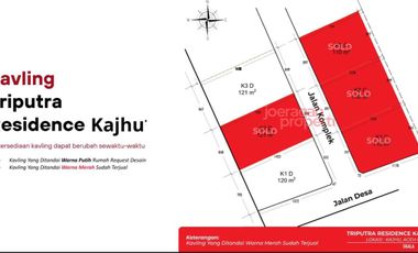 Tanah Kavling Siap Bangun Area Strategis Tol Belakang Lapas Kajhu - Stok Hanya 3 Kavling Lagi