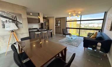 SE RENTA DEPARTAMENTO AMUEBLADO 2 RECAMARAS TORRE HUZ ZAVALETA Y SAN JOSE DEL PUENTE