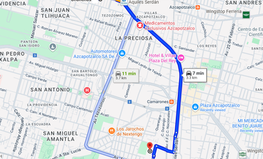 Casa en Venta Tezozómoc Azcapotzalco CDMX