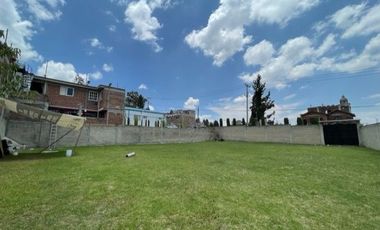 TERRENO BARDEADO EN RENTA EN METEPEC DE 686 M2 CERCA DL PUENTE