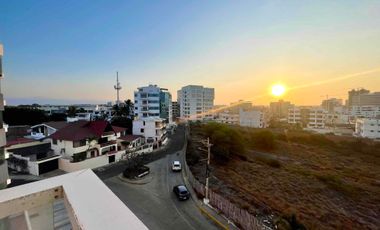 En Manta se Alquila Departamento Amoblado de 2 Dormitorios. Sector Uñima-Urbanización Pedro Balda