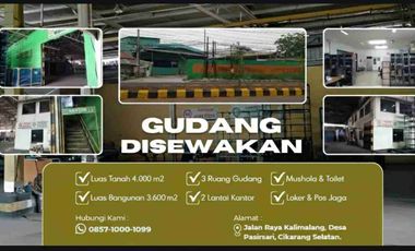 Dijual Gudang Jababeka Ijin Produksi Luas 4000m² / Sudah SHM