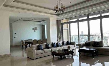 Disewakan Apartemen Raffles Residences 4br + Studyroom 475sqm Super  Luxury Mewah  Mega Kuningan SCBD Jakarta Selatab