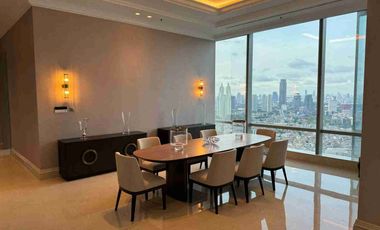 Disewakan Apartemen Raffles Residences Jakarta 4br + studyroom 475m2 Super Luxury at SCBD Kuningan Jakarta Selatan