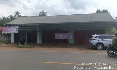 DIJUAL KIOS + RUMAH TINGGAL MATARAM BARU LAMPUNG TIMUR