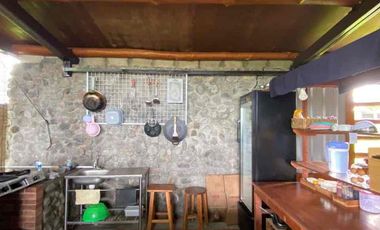 Dijual Tempat Usaha Jogja Rumah Log Kayu Unik Luas di Sidomoyo Godean Sleman Yogyakarta