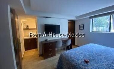 Departamento Amueblado en Renta en Coyoacan, Campestre Churubusco CMB 26-1811.