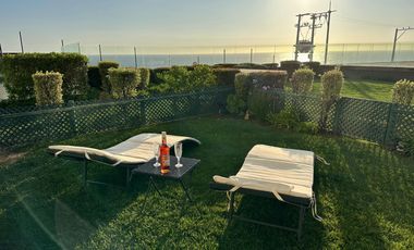 SE ARRIENDA DEPARTAMENTO CON PATIO Y VISTA AL MAR | COSTA DE MONTEMAR CONCÓN