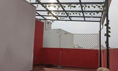 PROLONGACION LAS FLORES RENTA DEPARTAMENTO DE 3 RECAMARAS CON TERRAZA Y PERGOLA