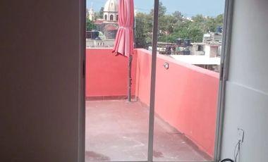 PROLONGACION LAS FLORES RENTA DEPARTAMENTO DE 3 RECAMARAS CON TERRAZA Y PERGOLA