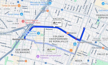Casa en Venta San Simón Tolnahuac Cuauhtémoc CDMX