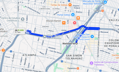 Casa en Venta San Simón Tolnahuac Cuauhtémoc CDMX