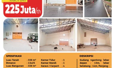 Disewakan Gudang Cendrawasih Cengkareng 13x25m – Full Renovasi, 5 Menit ke Tol Kamal