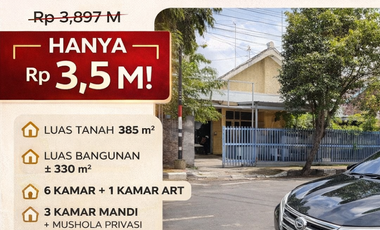RUMAH EKSKLUSIF DI JANTUNG KOTA TUBAN – JARANG ADA Only 3,5M!!