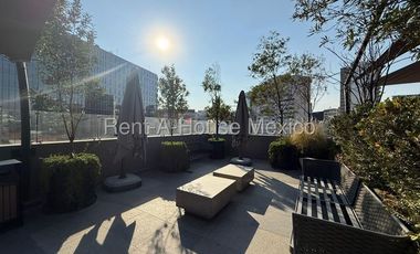 Penthouse Dúplex en Renta con Tres Recámaras y Roof Privado en Polanco, Avenida Horacio #26-1703 AVC