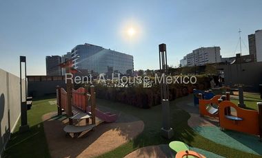 Penthouse Dúplex en Renta con Tres Recámaras y Roof Privado en Polanco, Avenida Horacio #26-1703 AVC