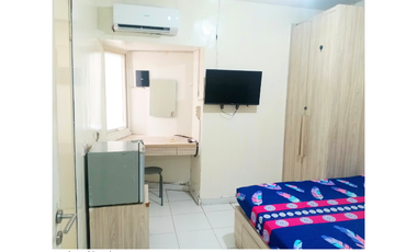 disewakan pertahun apartemen Aeropolis residence 2 studio murah per 1 tahun full furniture Neglasari Tangerang Banten 12 bulan seberang bandara Soekarno Hatta furnished lengkap