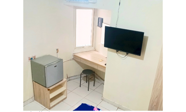 disewakan pertahun apartemen Aeropolis residence 2 studio murah per 1 tahun full furniture Neglasari Tangerang Banten 12 bulan seberang bandara Soekarno Hatta furnished lengkap