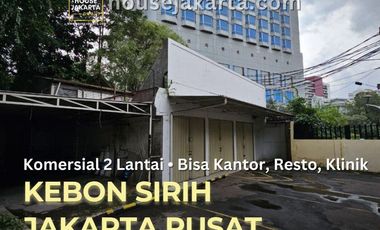 Rare Prime Commercial Property in Kebon Sirih Menteng Central Jakarta