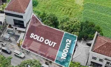 Tanah 100m2 strategis di kerobokan Bali