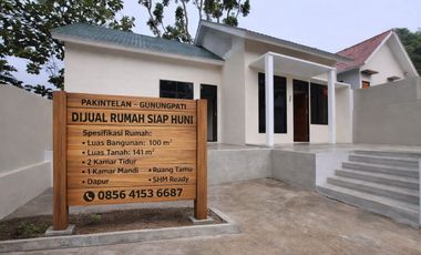 Rumah baru siap huni pakintelan bisa KPR  legalitas komplit bisa KPR DP suka suka