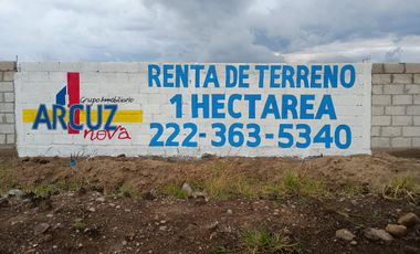 RENTA TERRENO ZONA CHIPILO CARRETERA FEDERAL A ATLIXCO KM 20.5 STA ISABEL CHOLULA