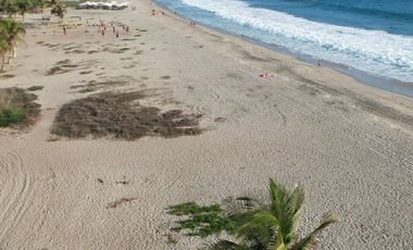 TERRENO PUNTA ZICATELA, PUERTO ESCONDIDO, OAXACA, FRENTE DE PLAYA.