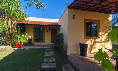 Renta de casa de un piso en Baspul, 3 recámaras, paneles solares