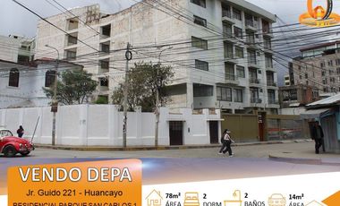 VENDO DEPA CON COCHERA A UN PASO DEL MALL PLAZA DE HUANCAYO