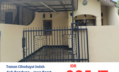 HFN0343 rumah kuldesak di taman cibaduyut indah, bandung, Jawa barat