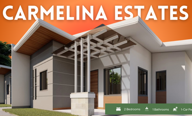 2 Bedroom House and Lot For Sale in Gensan - Carmelina Estates