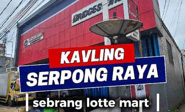 dijual cepat kavling seberang lotte mart serpong raya