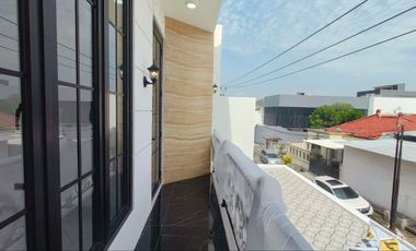 FOR SALE: Semi-Classic House in Babatan Beach, Surabaya. Minimalist 2-Storey House Near Kenjeran and Mulyosari Highways, Near ITS, UNAIR, and Galaxy M