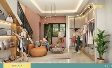 Ruko Comercio BSD. 3 lt. New launching, dekat statiun