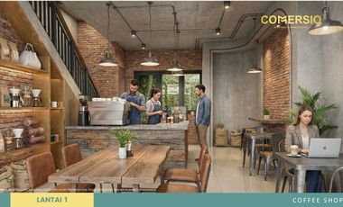 Ruko Comercio BSD. 3 lt. New launching, dekat statiun