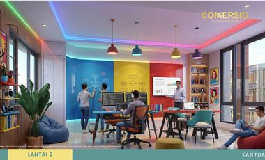 Ruko Comercio BSD. 3 lt. New launching, dekat statiun