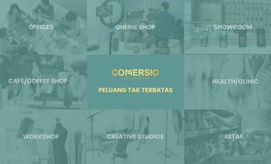 Ruko Comercio BSD. 3 lt. New launching, dekat statiun