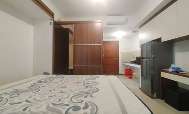 Apartment studio 26sqm for rent @ Royal Mediterania Garden Fully furnished Washing Machine Location Near Central Park, Office Tower APL SOHO Capital