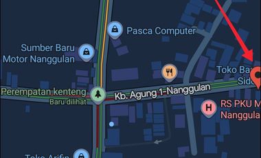 Dijual Tanah SHM Pinggir Jalan Raya di Nanggulan Kulon Progo Dekat Perempatan Kenteng Godean Menoreh