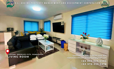 3 Bedroom Fully Furnished 2-Storey House for Rent in Timog Residences Cuayan Angeles City Pampanga